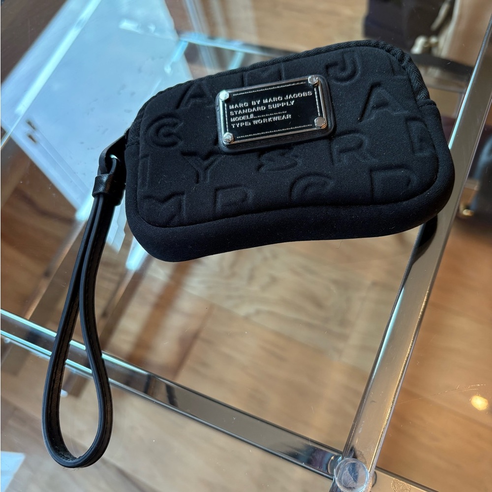 Marc By Marc Jacobs Black
Embossed Wristlet | Coin Purse | credit card holder